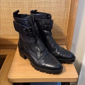 Karl Lagerfeld Black Women's Ankle Boots